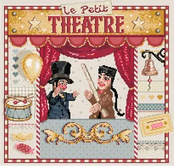 Madame la Fée Le Petit Théâtre 192 borduurpakket 2 stuks linnen