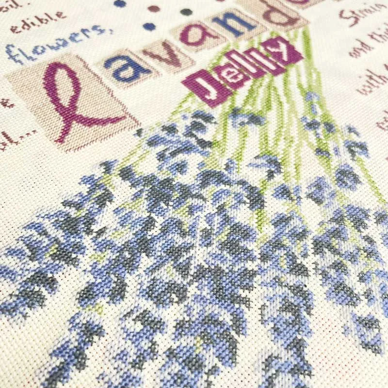LiliPoints Lavender Jelly kruissteekpatroon lavendel