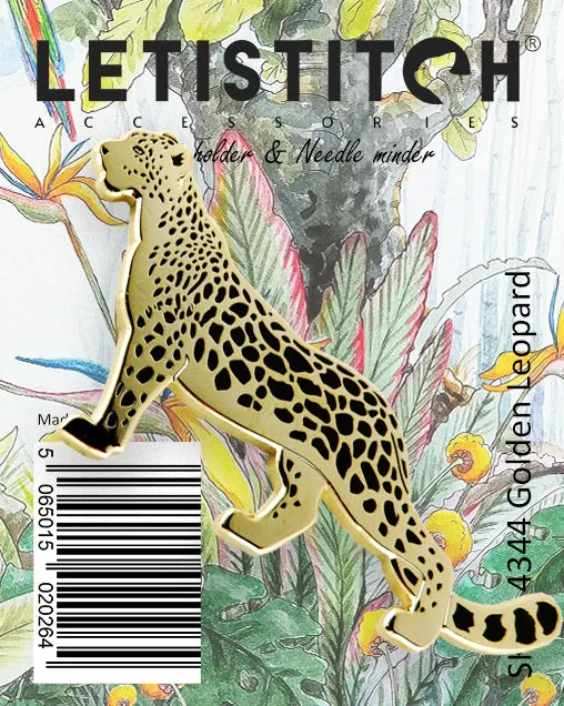 Leti Stitch 14344 Golden Leopard naaldmagneet patroonhouder