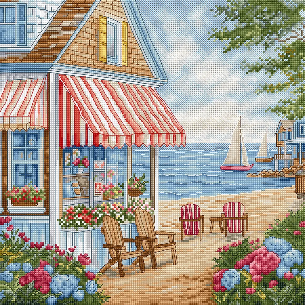 Leti Stitch L9924 A Sunny Day borduurpakket 26x26cm