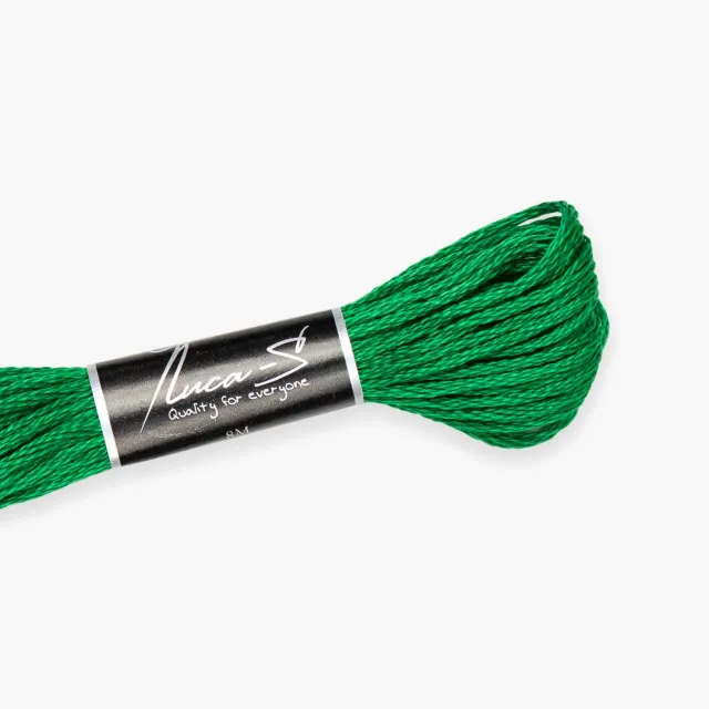 Leti Stitch Luca-S 244 splijtgaren 8 meter groen
