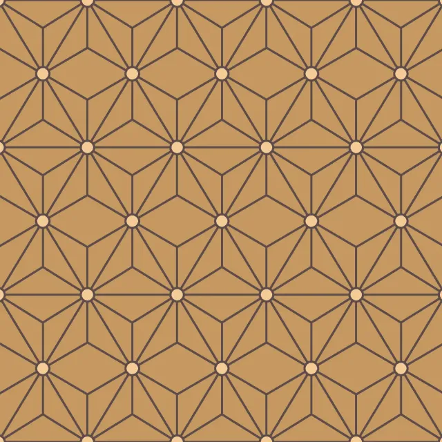 SEG Collection Privée Asanoha capuccino quiltstof 3 x 1,6 m