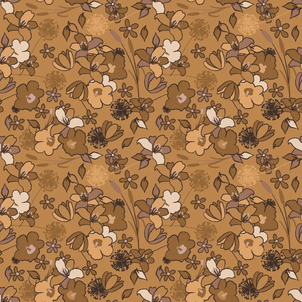 SEG Collection Privée stof Vanilla Anemone 3 x 1,6 m beige