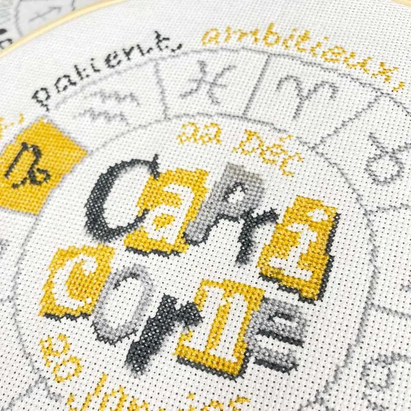 LiliPoints Capricorn borduurpatroon patroon alleen 12 kleuren
