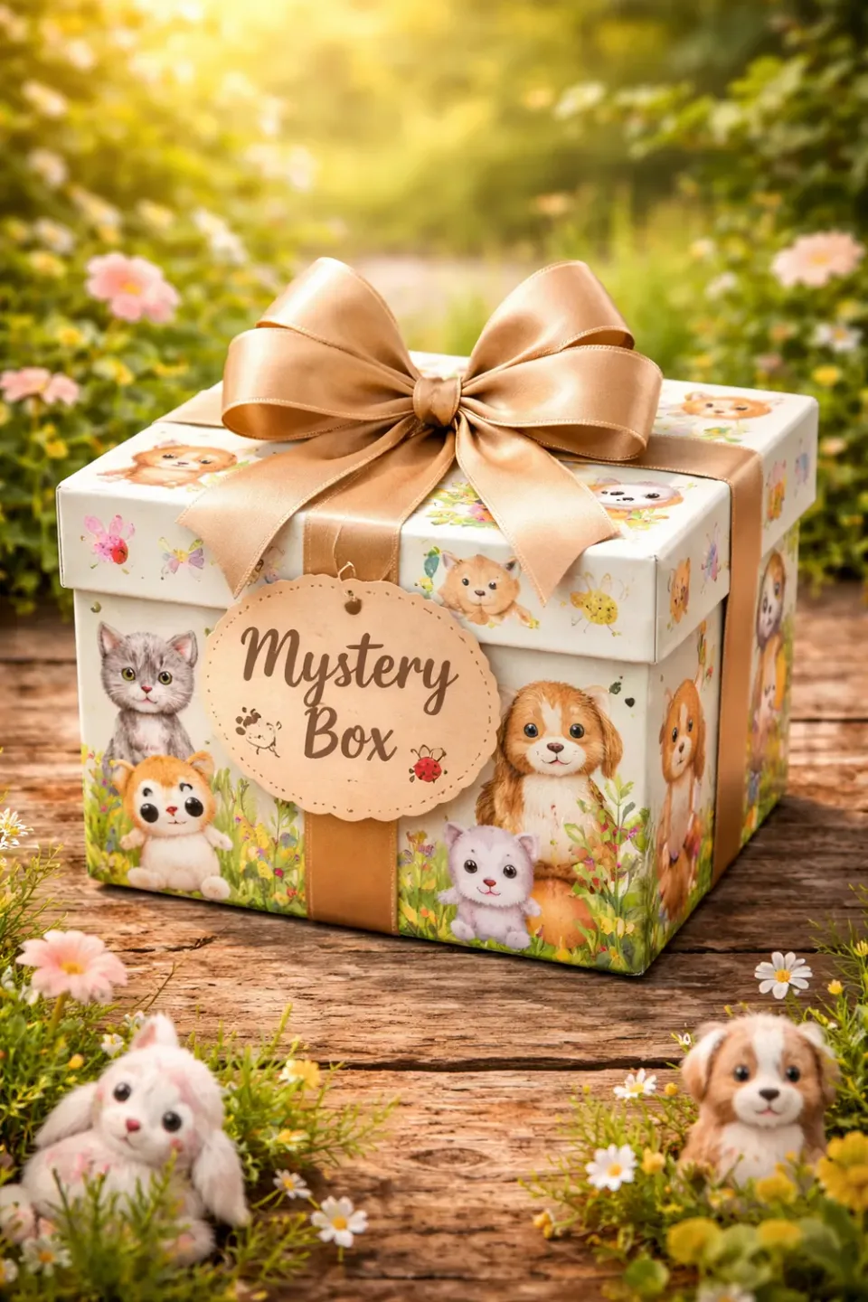 Leti Stitch Mystery Box 8 borduurpakket dieren 3 stuks uniek
