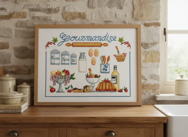 SEG Marie Coeur Gourmandise borduurpakket kruissteek