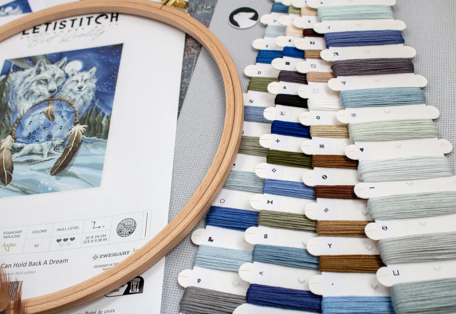 Leti Stitch L8067 Nothing Can Hold Back borduurpakket 32x24