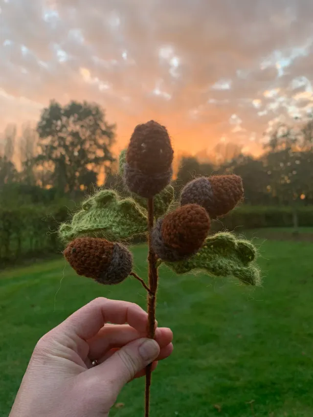 Leijns Creative Greenhouse Haakpatroon eikenblad herfst