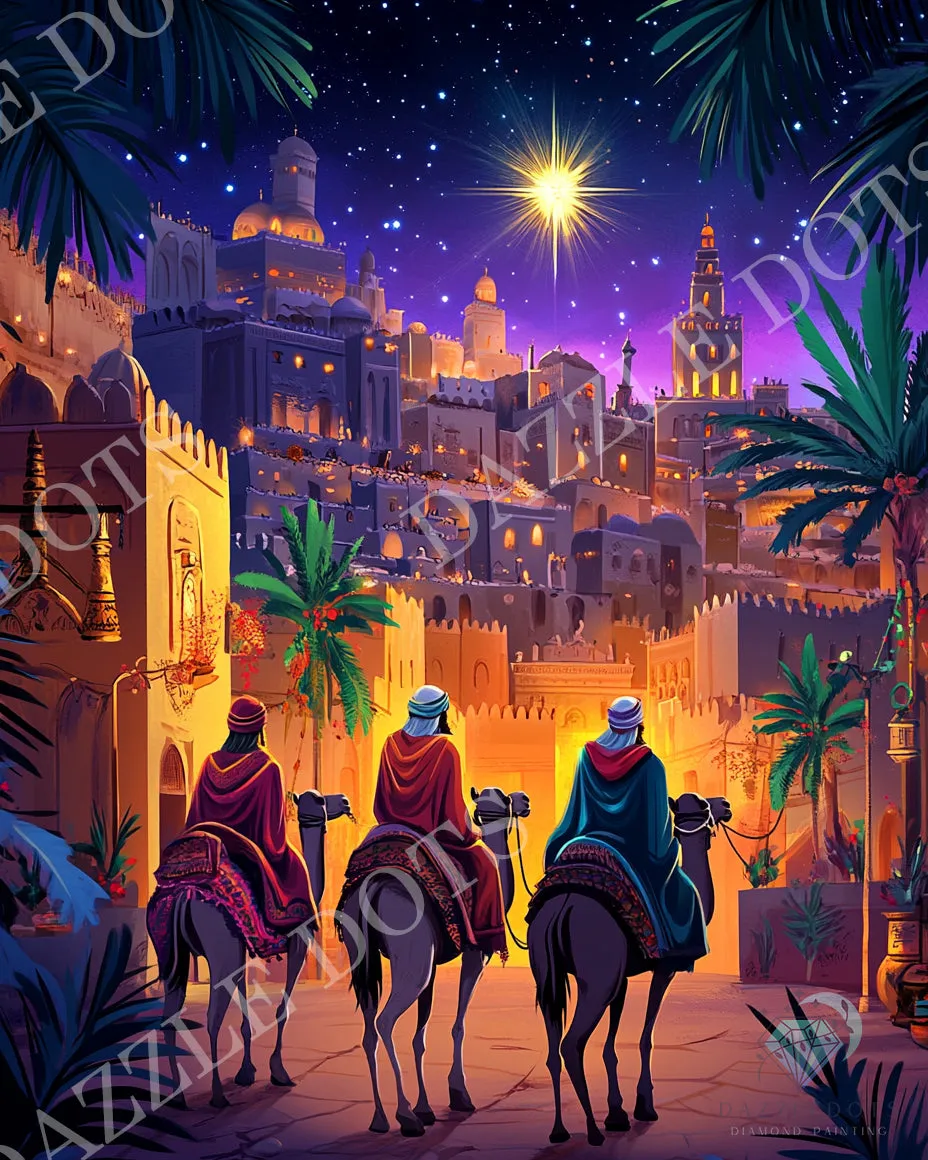 Leti Stitch Dazzle Dots LDS 7013 Three Kings diamond painting 52 kleuren