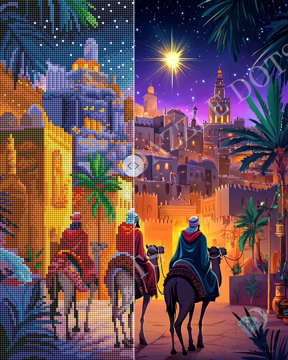 Leti Stitch Dazzle Dots LDS 7013 Three Kings diamond painting 52 kleuren