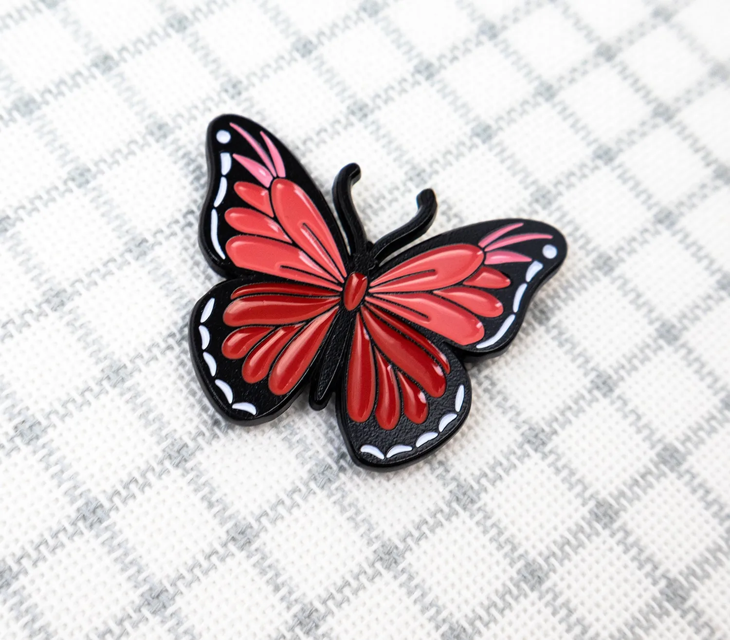 Leti Stitch Coral Wings naaldmagneet vlinder 40x32 mm
