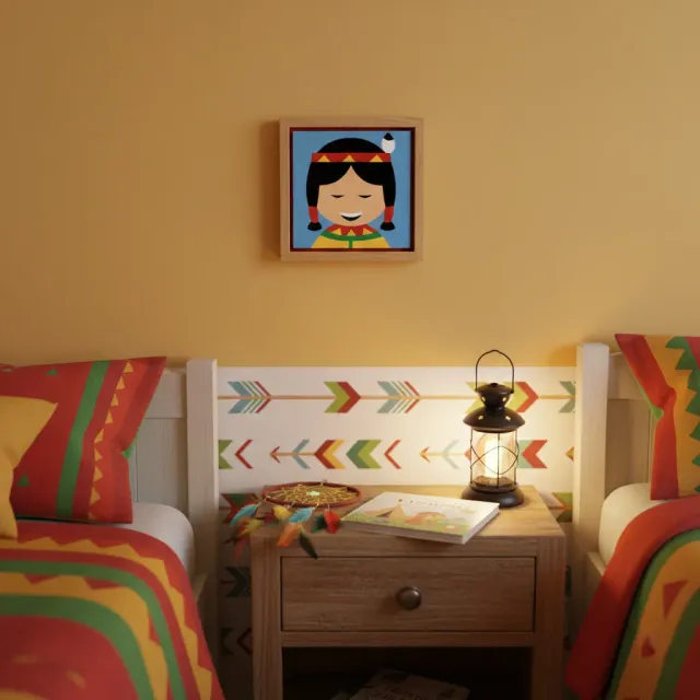SEG Margot Little Indian borduurpakket kind canevas
