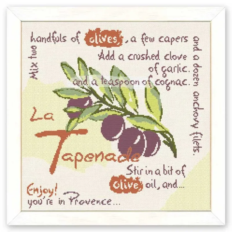 LiliPoints La Tapenade borduurpatroon 202 steken