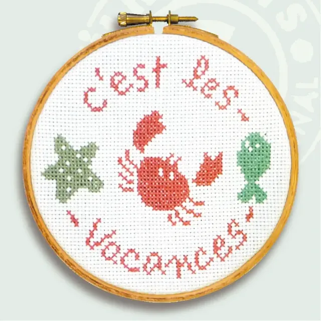 LiliPoints C’est les vacances borduurkit compleet 11 cm