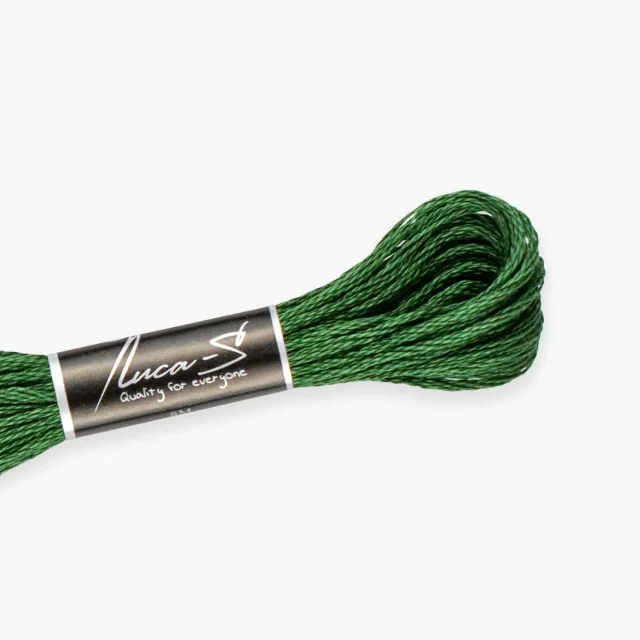 Leti Stitch Luca-S 257 borduurgaren 8 m groen katoen