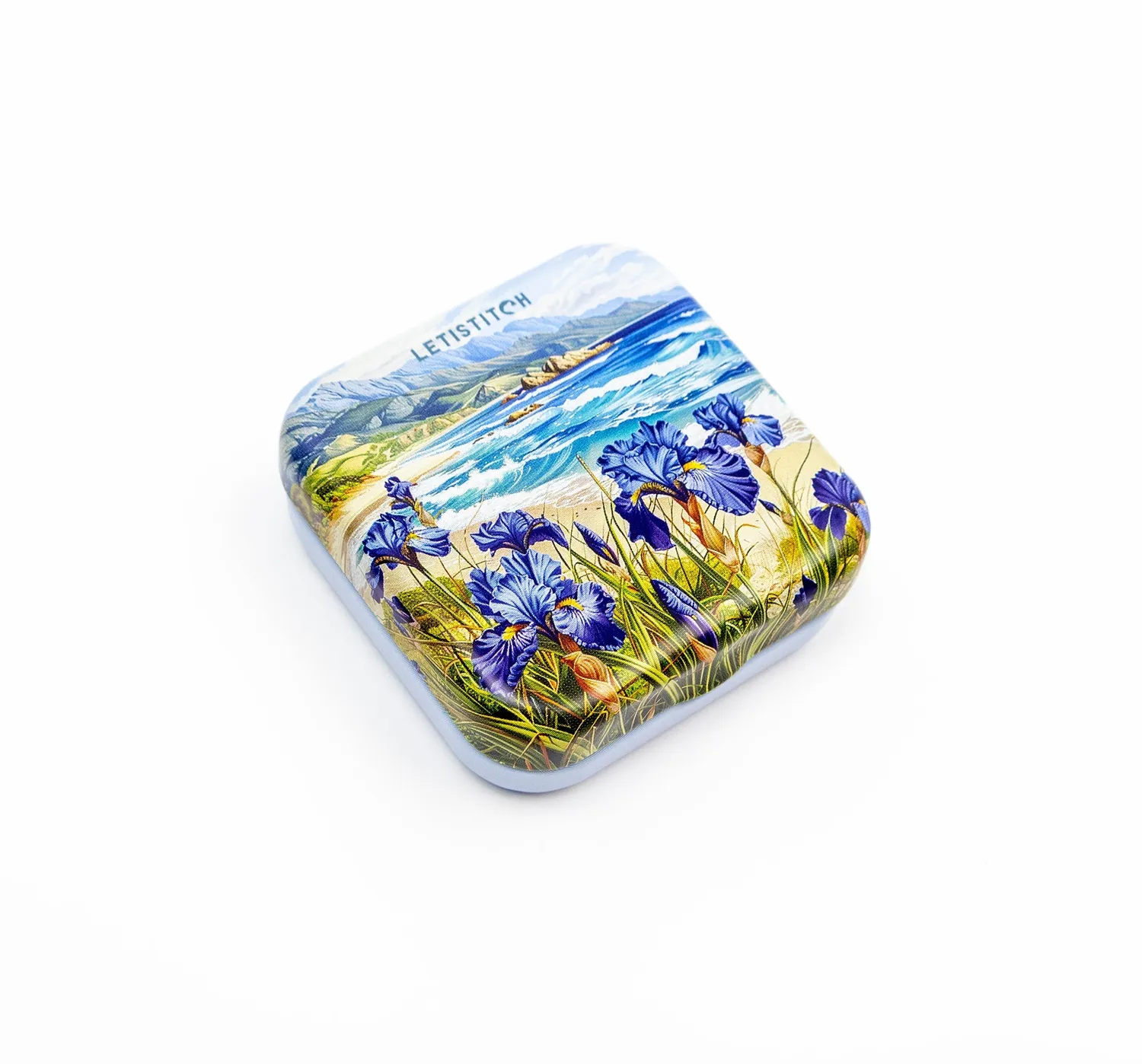 Leti Stitch Blue Harmony 25647 naaldenblikje tin 5,5 cm