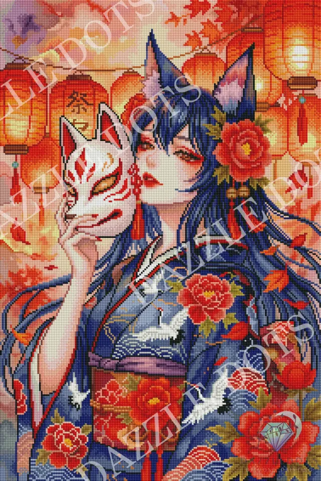 Leti Stitch Dazzle Dots LDS-7046 Festival of Spirits diamond painting