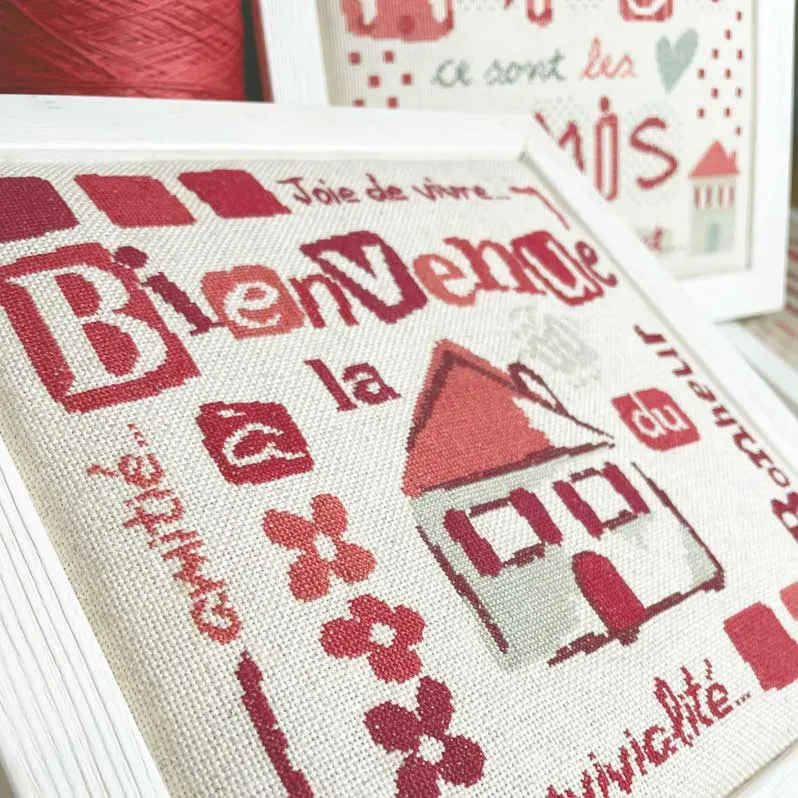 LiliPoints A Happy Home borduurpatroon 2 versies kruissteek
