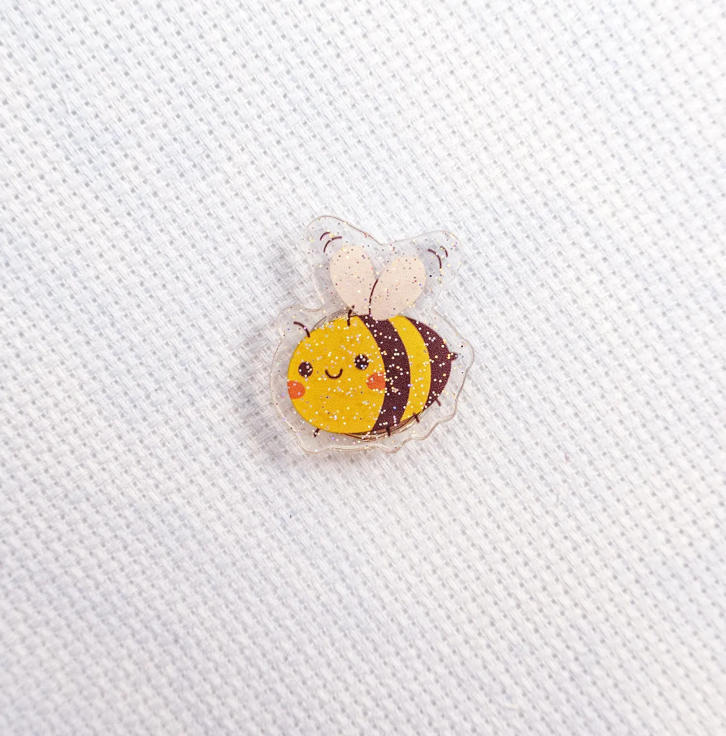 Leti Stitch 14393 Smiling Bee naaldmagneet emaille