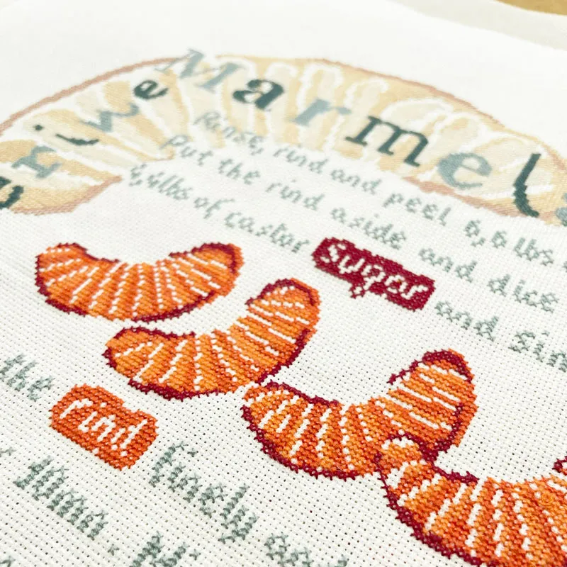 LiliPoints Tangerine Marmelade kruissteekpatroon