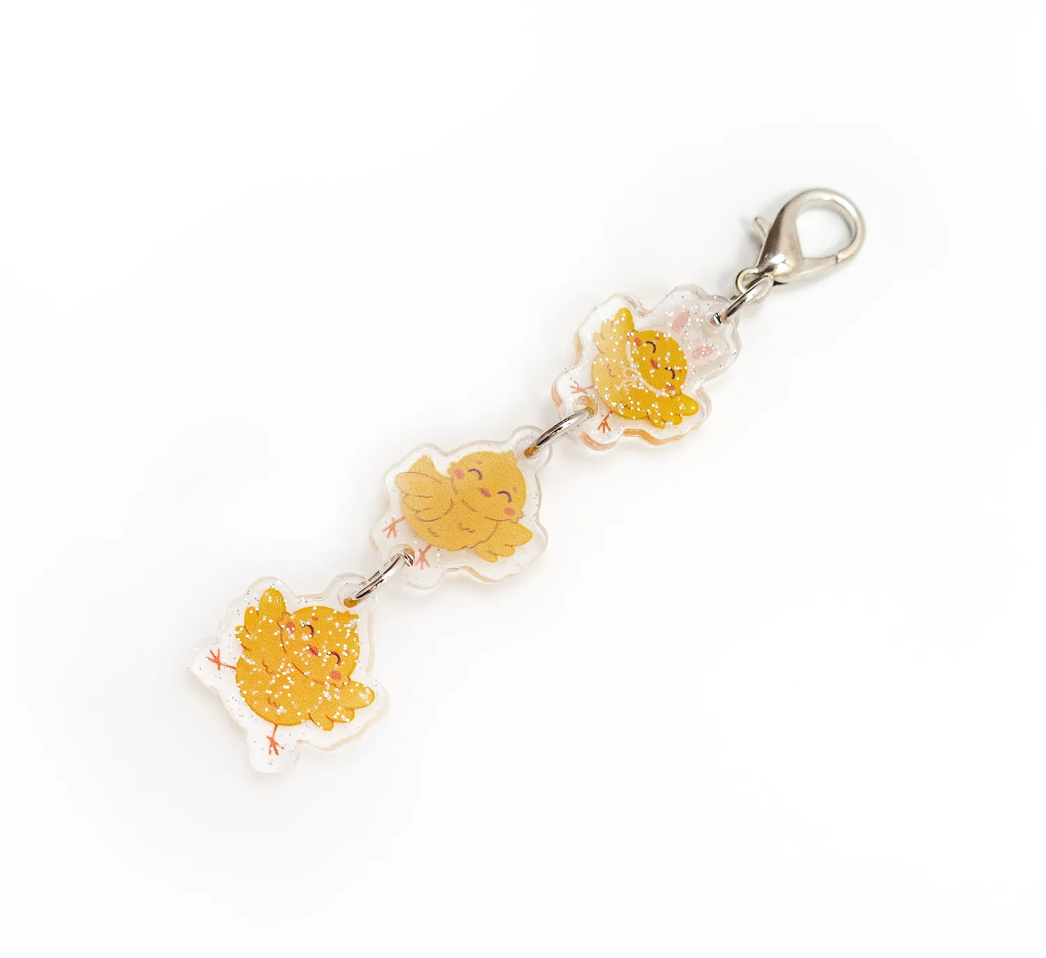 Leti Stitch 3102 Dancing Chicks schaarmagneet acryl lichtgewicht