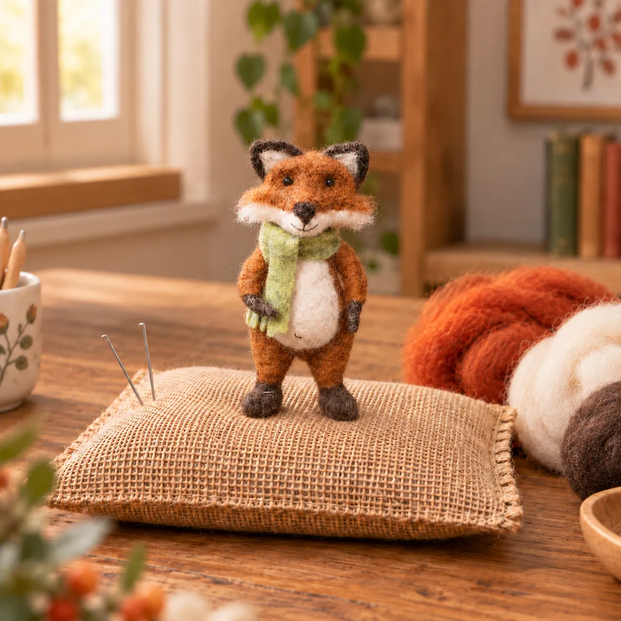 The Wool Family Frodo de vos naaldviltpakket beginner+