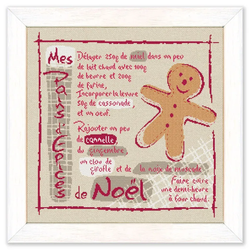 LiliPoints Gingerbread kruissteekpatroon 2 versies
