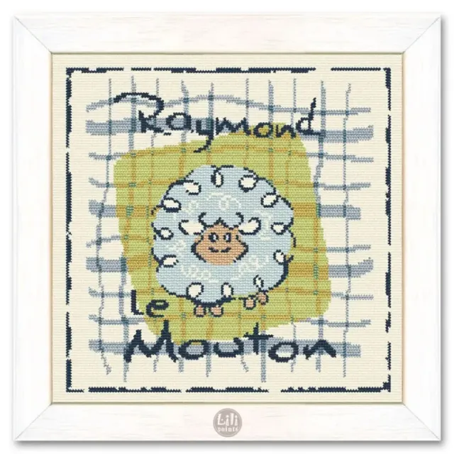 LiliPoints Raymond the Sheep borduurpatroon schaap