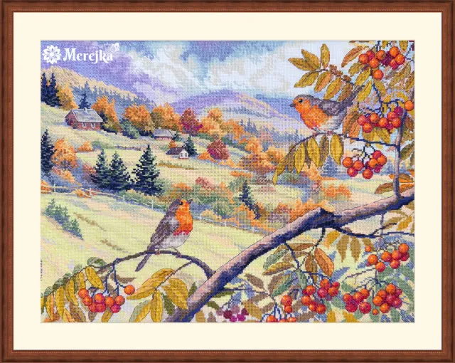 Merejka Hills Laced with Gold borduurpakket 31x40 wit