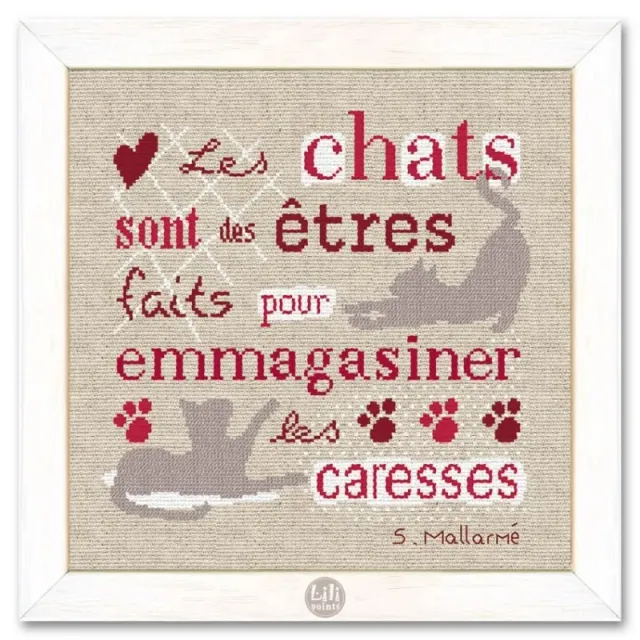 LiliPoints Cats borduurpatroon katten 2 versies patroon