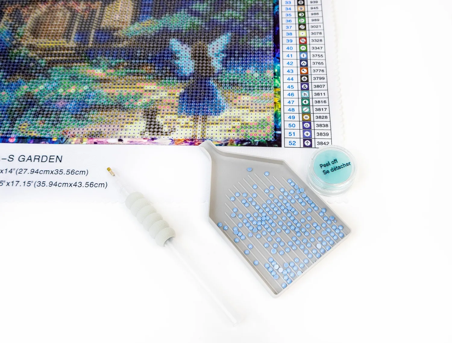 Leti Stitch Dazzle Dots LT10 Luna’s Garden diamond painting maan