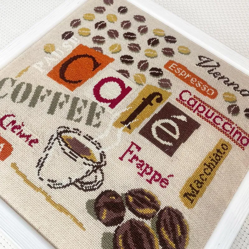 LiliPoints Coffee borduurpatroon koffie 2 versies