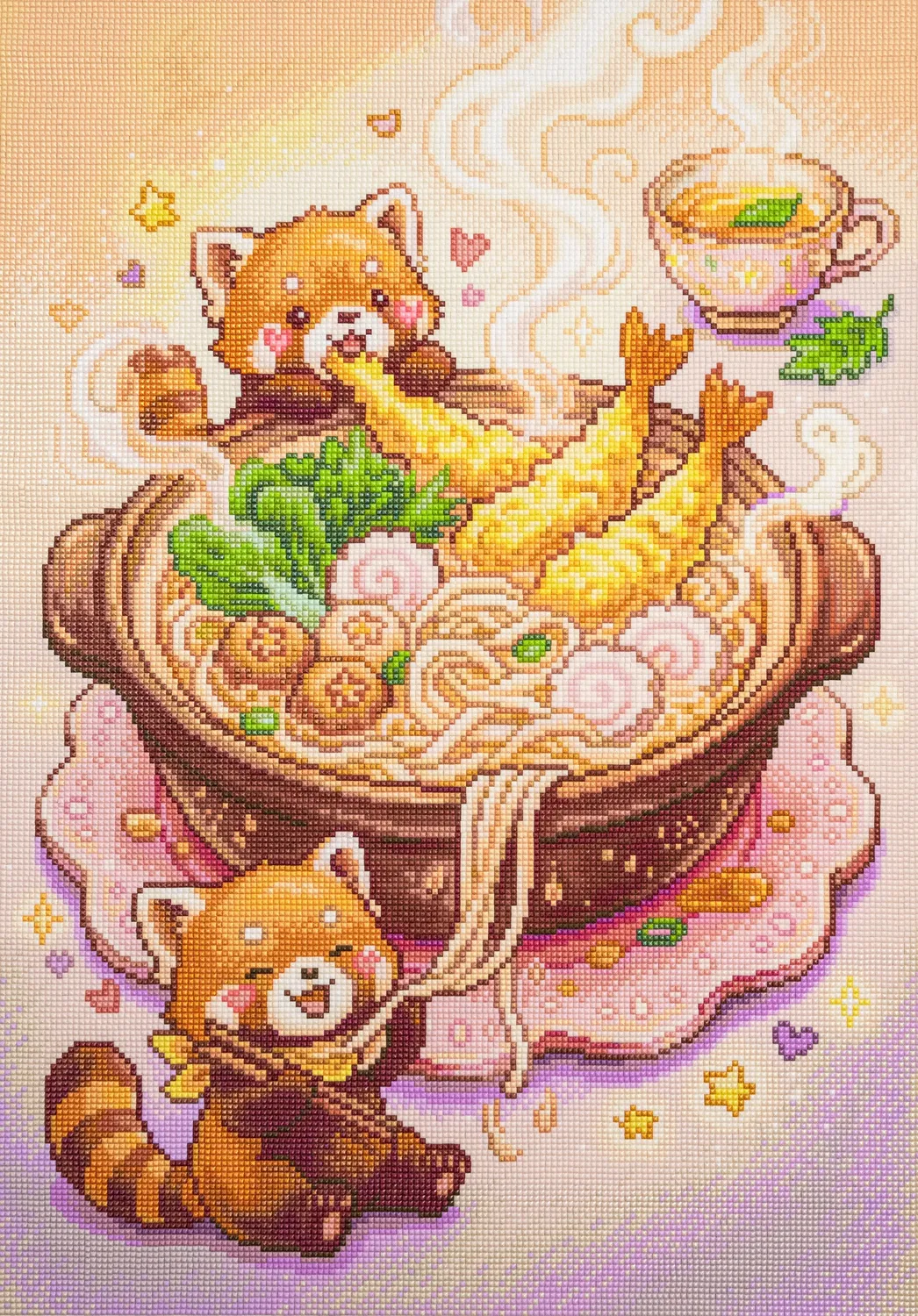 Leti Stitch FDS-6006 Happy Ramen Day diamond painting fairy dust