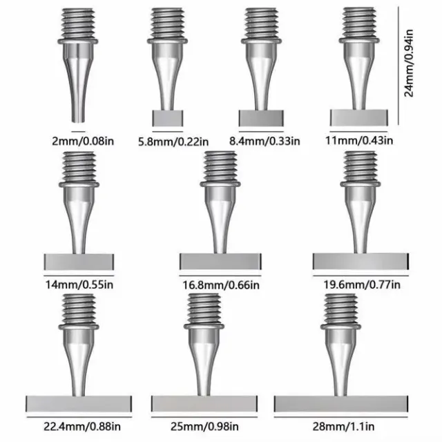 Leti Stitch pen nibs diamond painting RVS 10 stuks