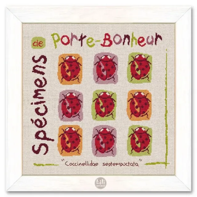 LiliPoints Ladybugs borduurpatroon lieveheersbeestjes
