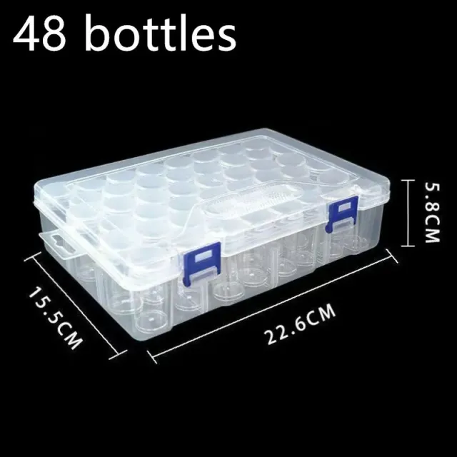 Leti Stitch SN-11 diamond painting organizer 48 flesjes