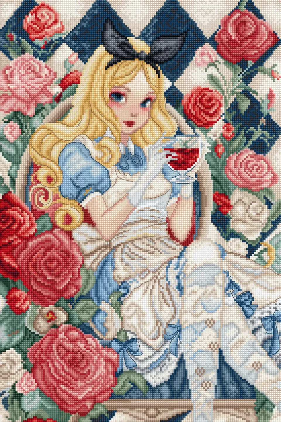 Leti Stitch L9960 A Glimpse of Wonderland borduurpakket 23x34