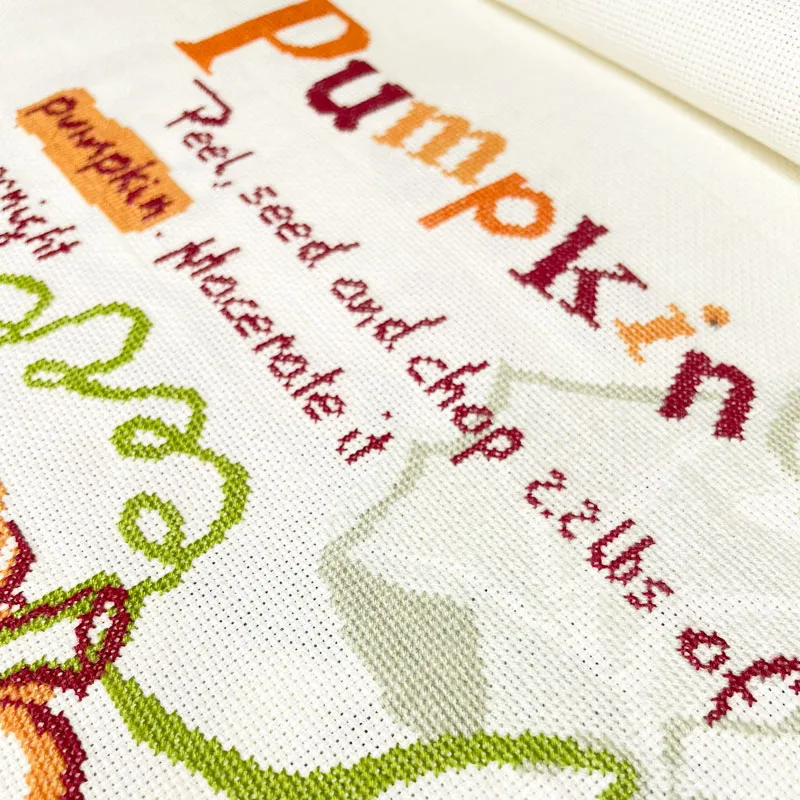 LiliPoints Pumpkin Jam borduurpatroon herfst telpatroon