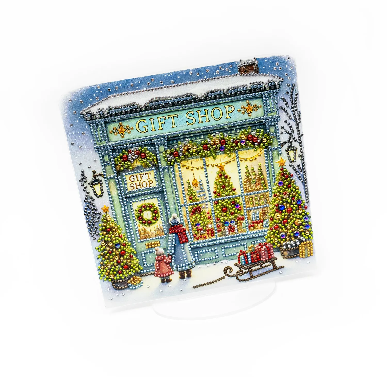 Leti Stitch Dazzle Dots 481-395 Holiday Joy diamond painting 24 cm