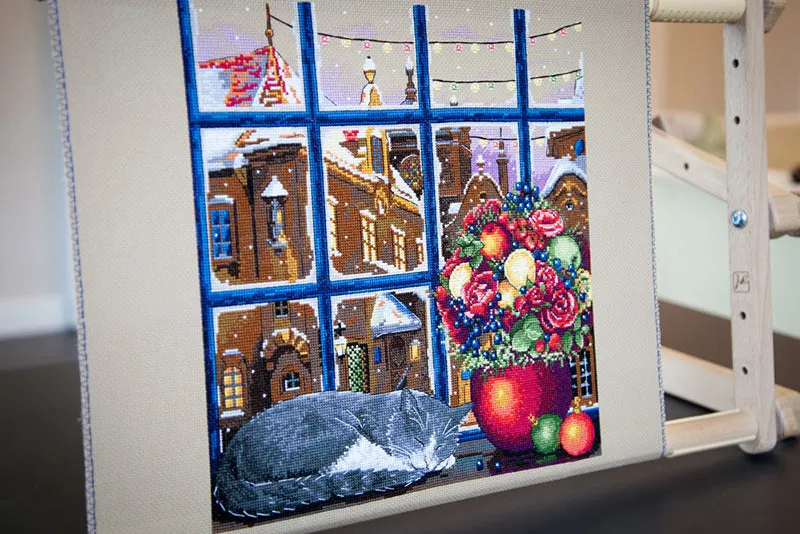 Merejka Winter Dream borduurpakket 29x29 cm kat