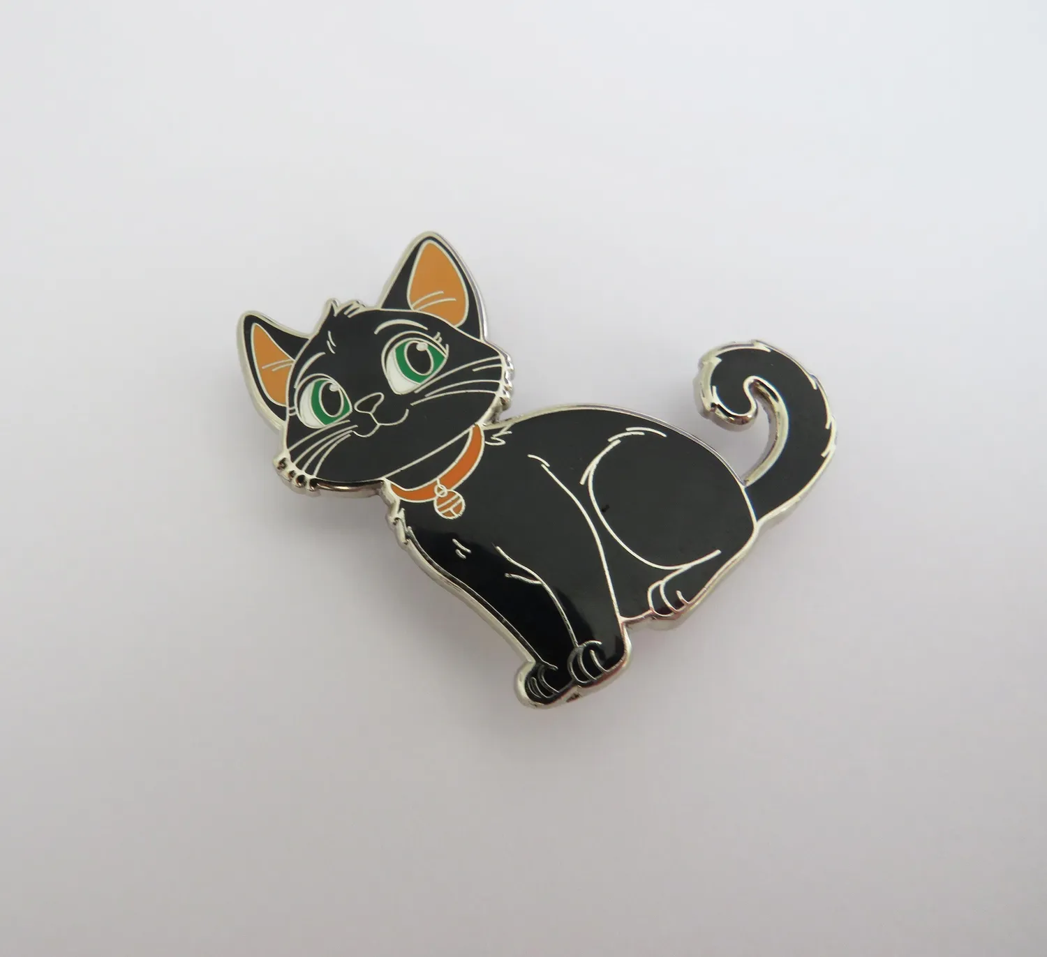 Leti Stitch Black Kitten naaldmagneet 40 mm emaille
