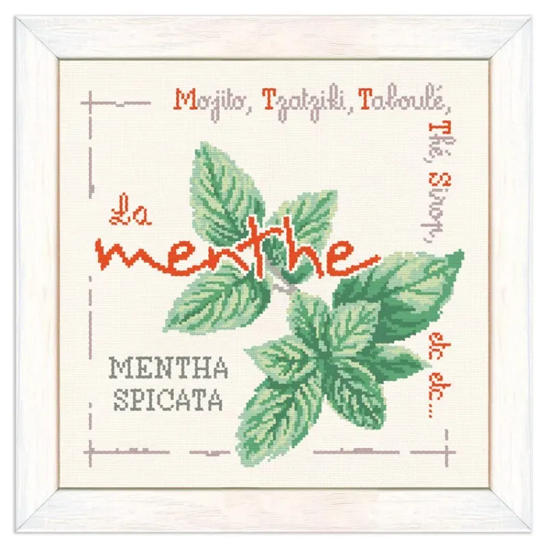 LiliPoints La Menthe kruissteekpatroon munt J027