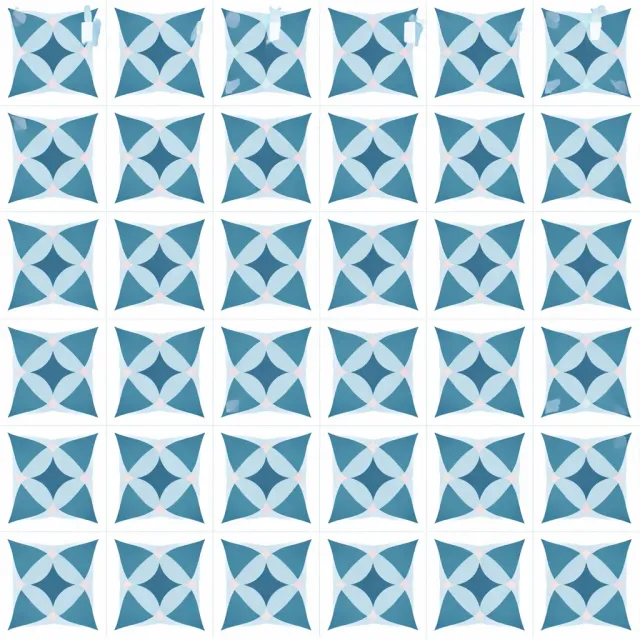 SEG Collection Privee Fleur Bleue stofcoupon 3x1,6 m