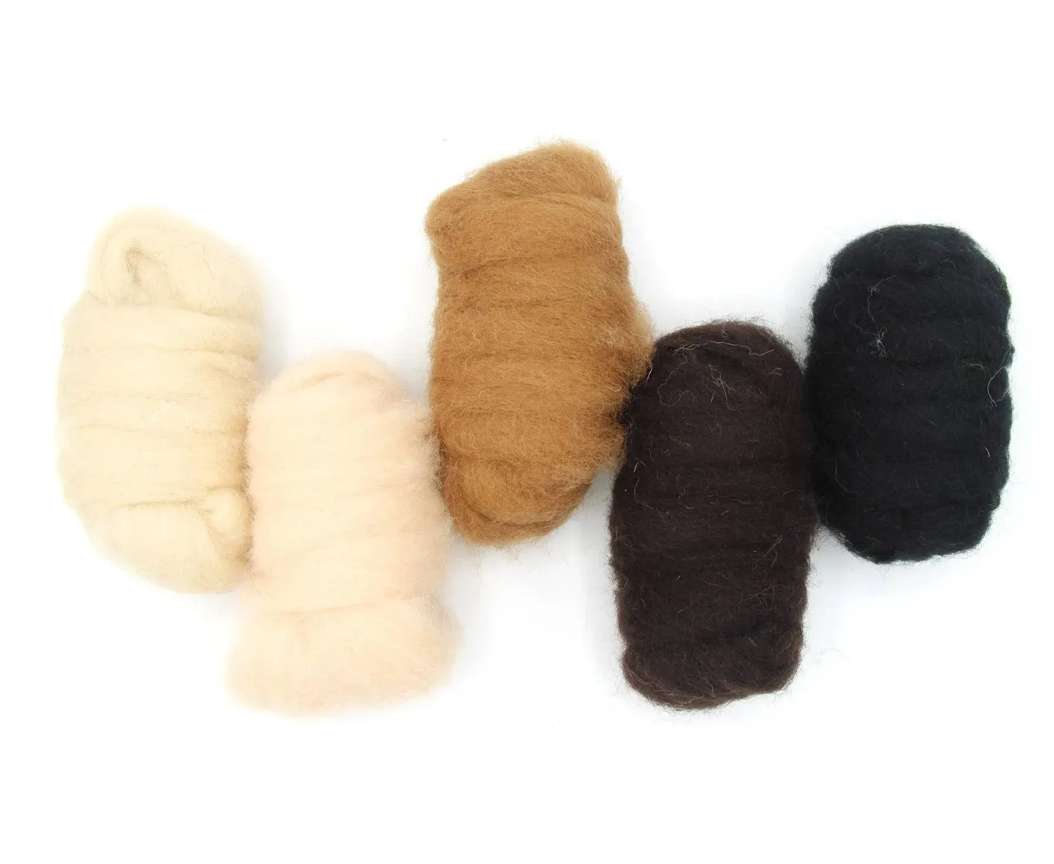 The Wool Family Corriedale dieren wol set 5 x 25 gram