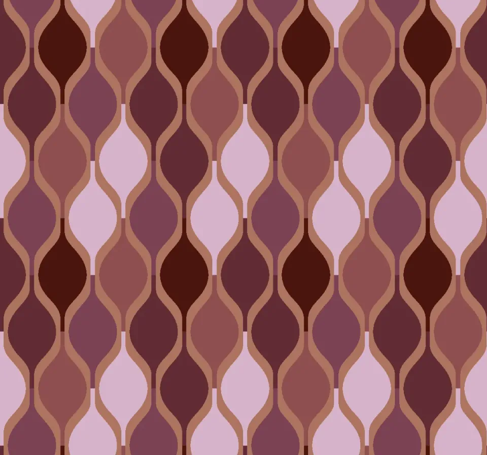 SEG Collection Privée Ondes coupon stof prune 3 x 1,6 m