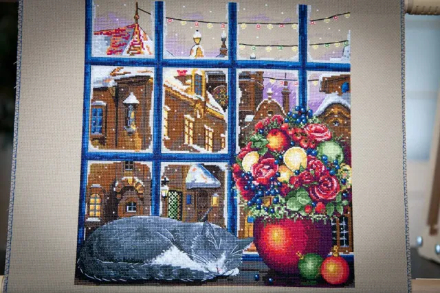 Merejka Winter Dream borduurpakket 29x29 cm kat