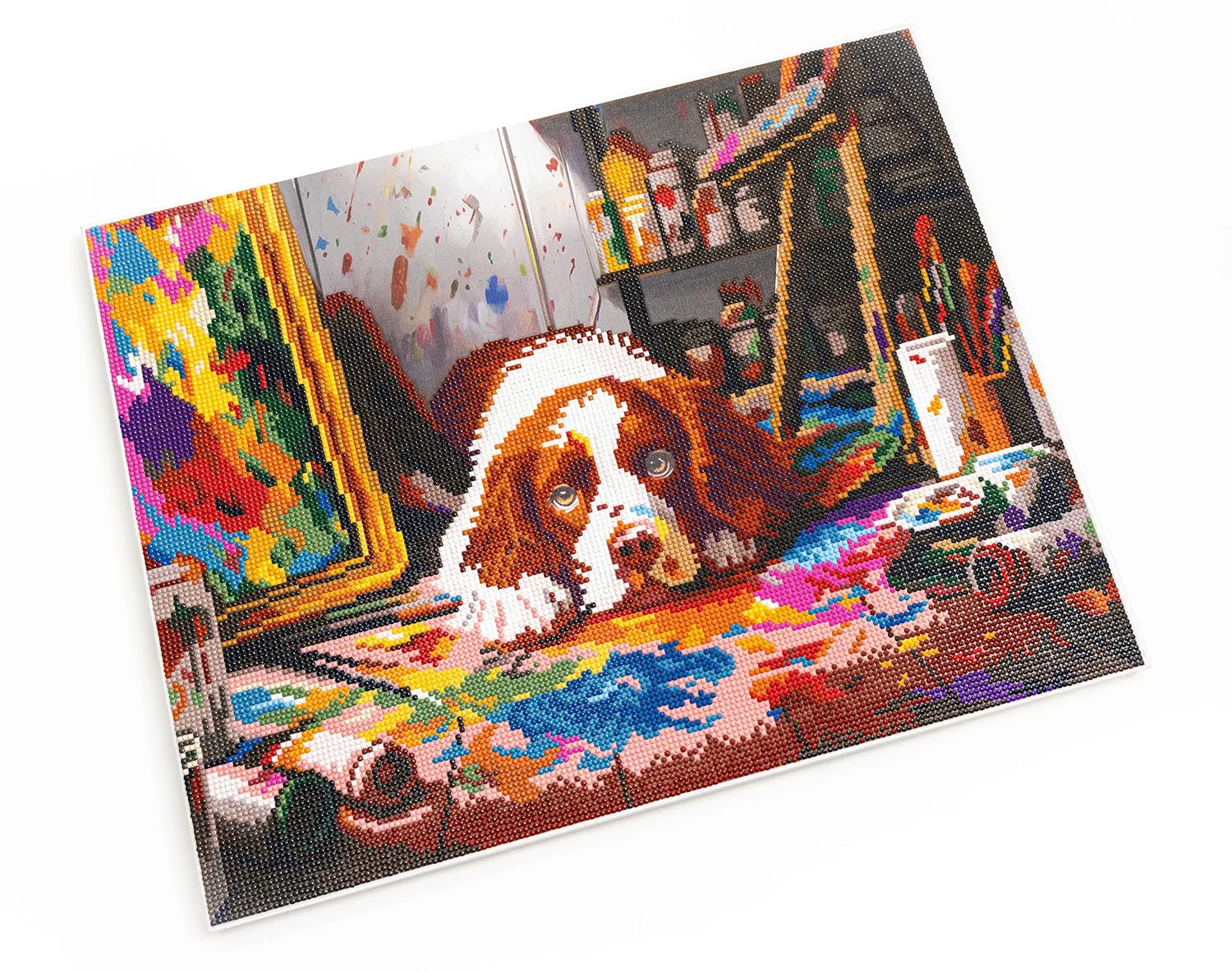 Leti Stitch Dazzle Dots 480-916 Mess-terpiece diamond painting 40x50 ingelijst