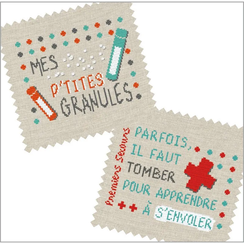 LiliPoints Medecine Box kruissteekpatroon 2 motieven