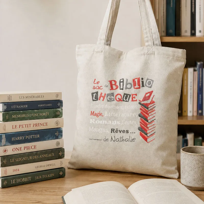 LiliPoints Bibliothèque Bag borduurpatroon tas