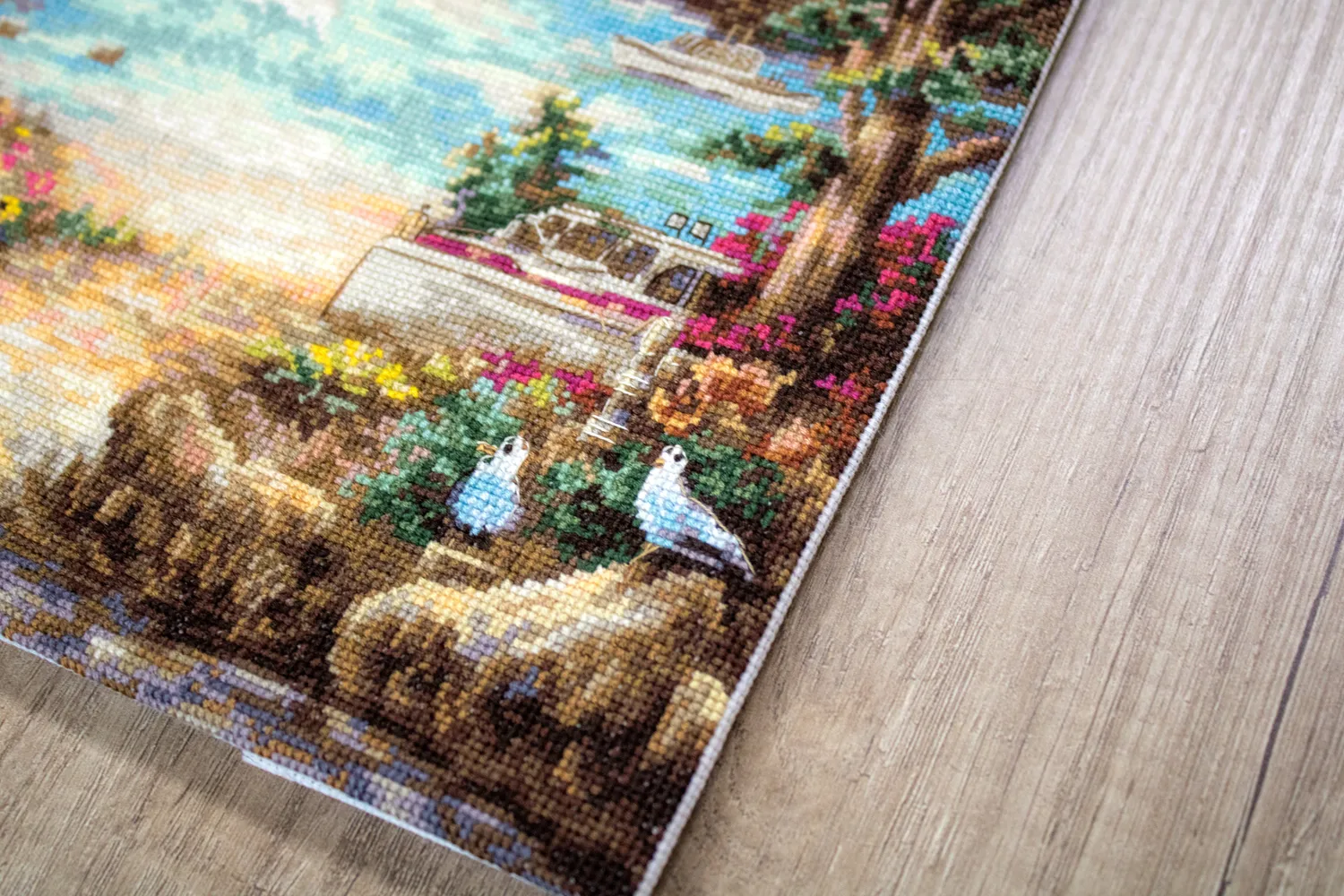 Leti Stitch 962 Cottage by the sea borduurpakket 42x32